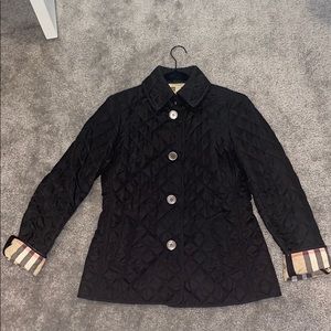 Burberry Black Quilted Ashurst Jacket